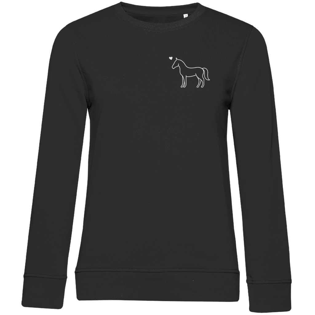 Eleganz mit Herz - Bio-Sweatshirt für Damen