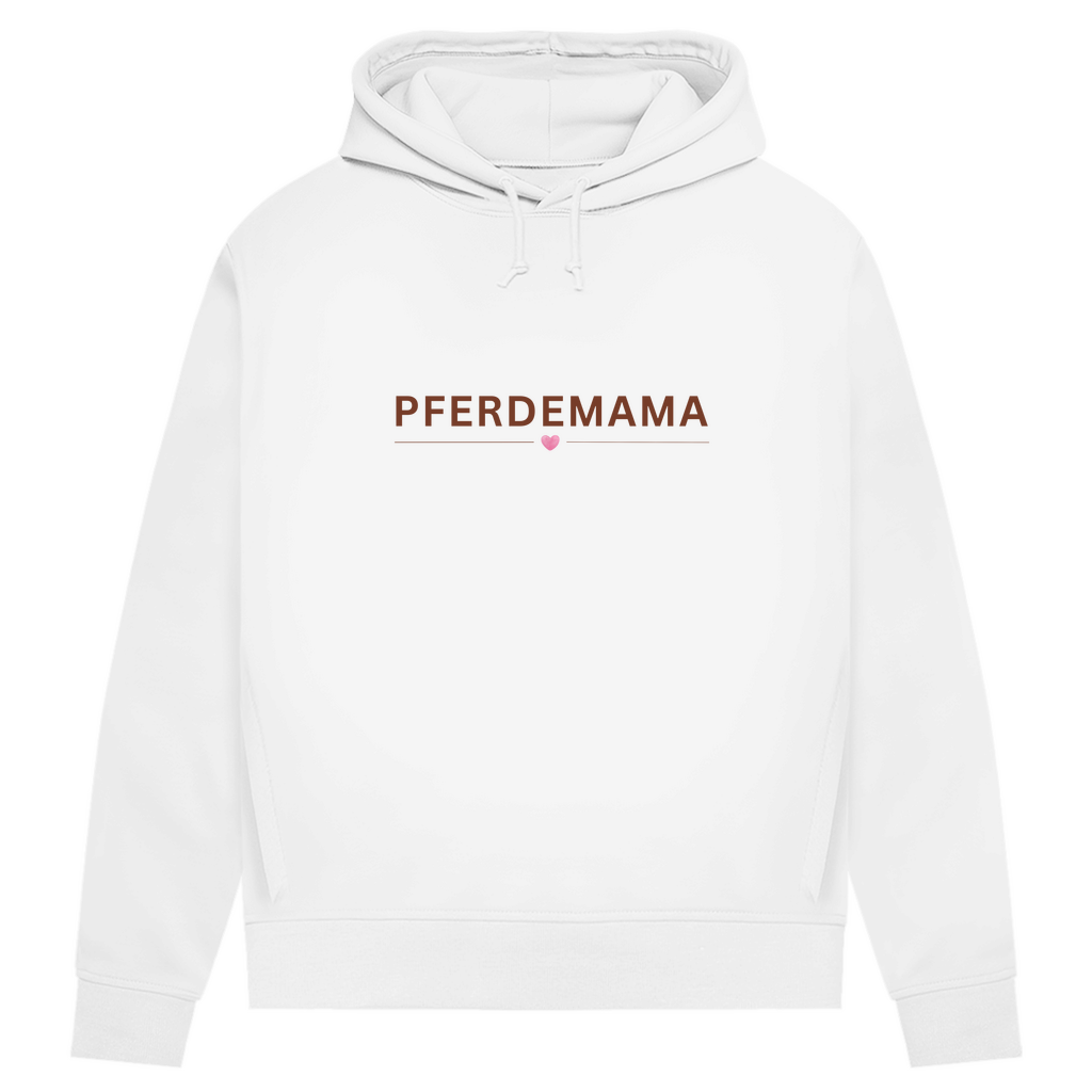 Pferdemama - Bio-Hoodie für Damen