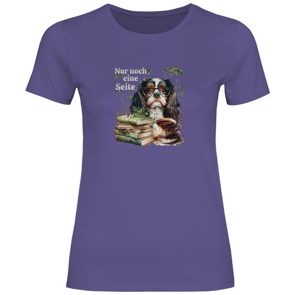 Bücherwurm - T-Shirt für Damen