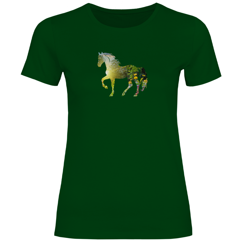 Natur - T-Shirt für Damen