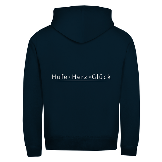 Reiterliebe- Zipper-Hoodie Unisex | Rückendruck