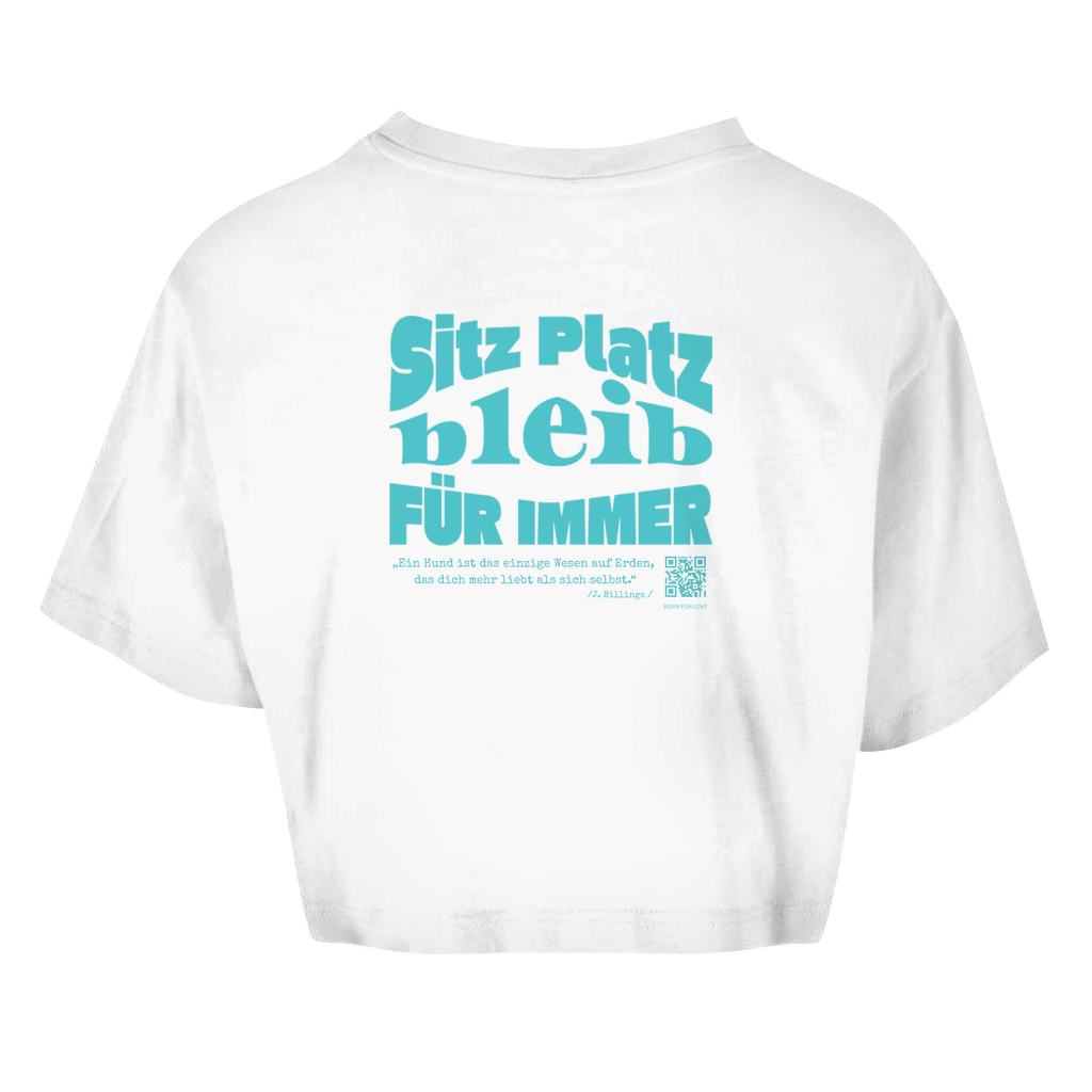 Dog Lover - Oversize Crop Top für Damen