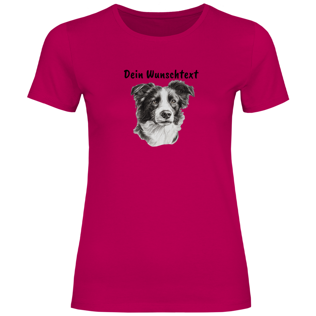 Fellfreund -T-Shirt für Damen- Dein Wunschtext
