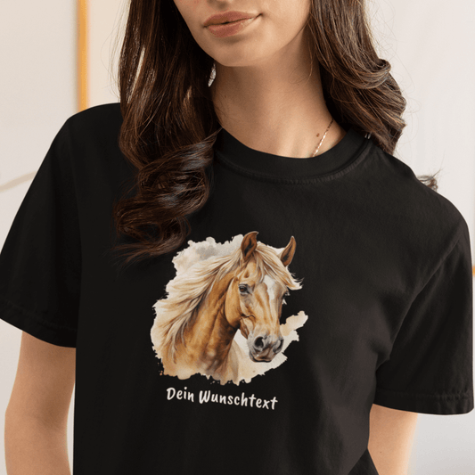 Freiheitsgefühl - T-Shirt für Damen- Dein Wunschtext