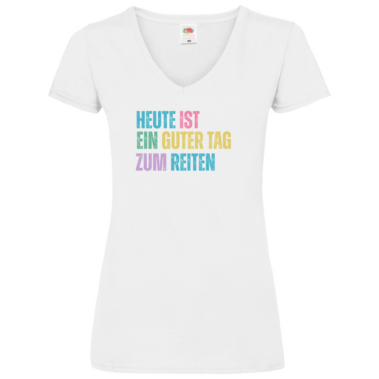 Reitsport- V-Shirt für Damen