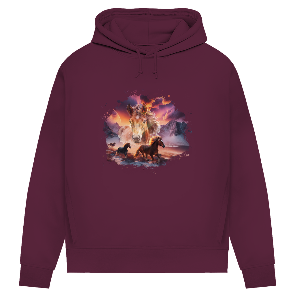 Magie der Pferde - Bio-Hoodie für Damen