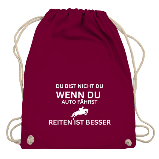 Reiten ist besser - Turnbeutel