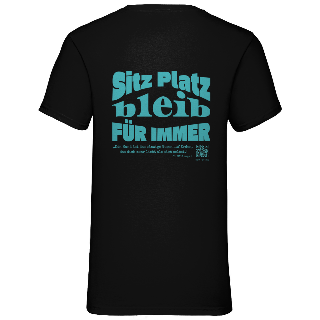 Dog Lover - V-Shirt für Herren