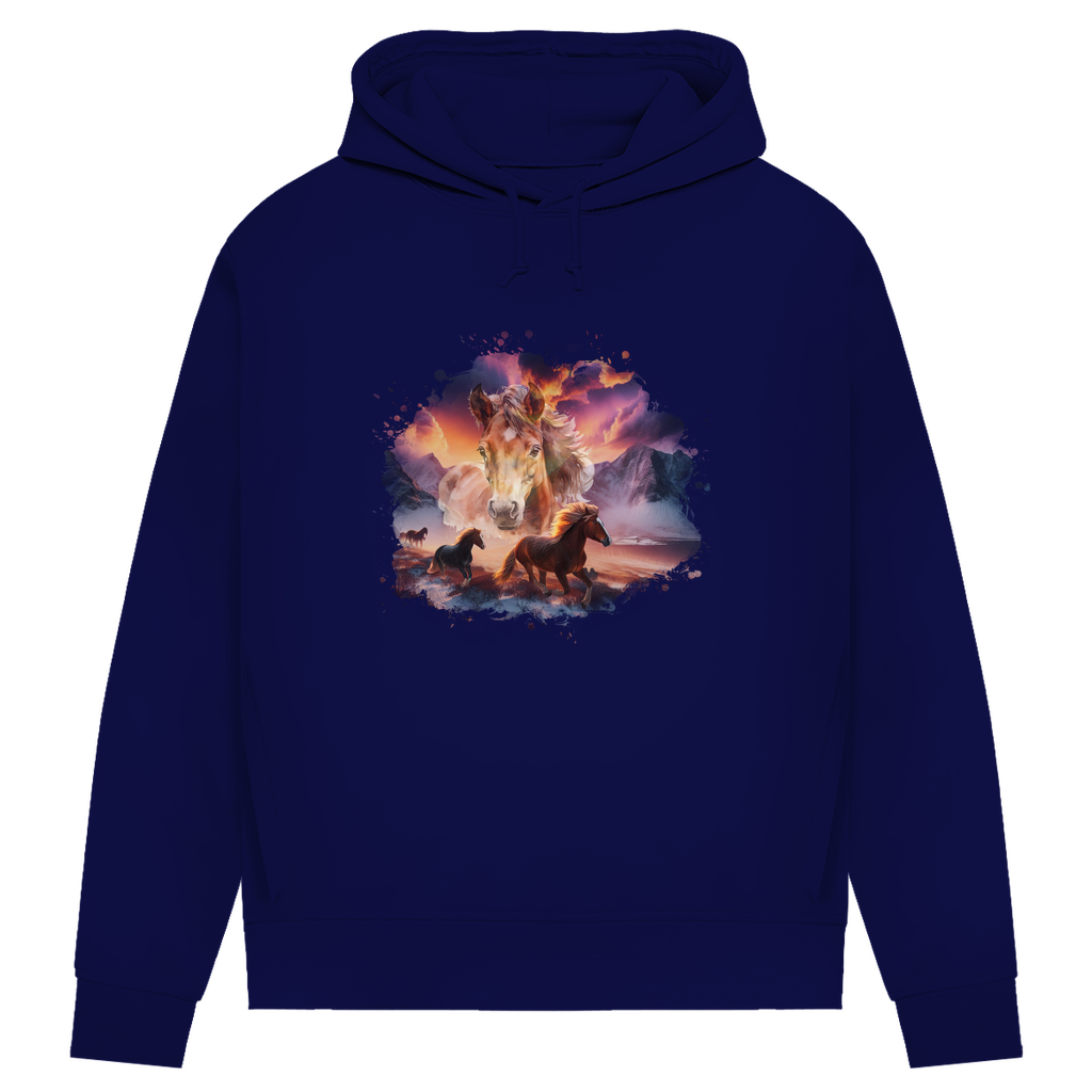 Magie der Pferde - Bio-Hoodie für Damen