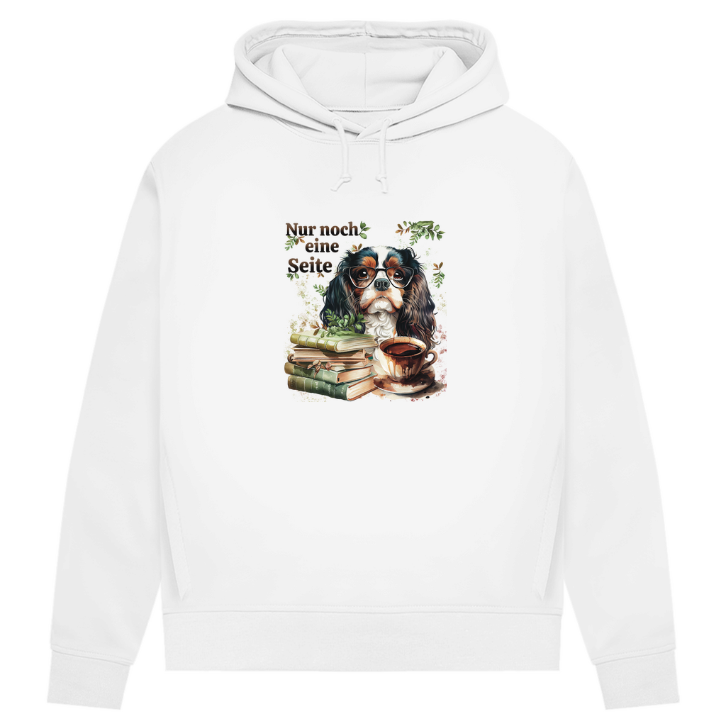 Bücherwurm - Bio-Hoodie für Damen