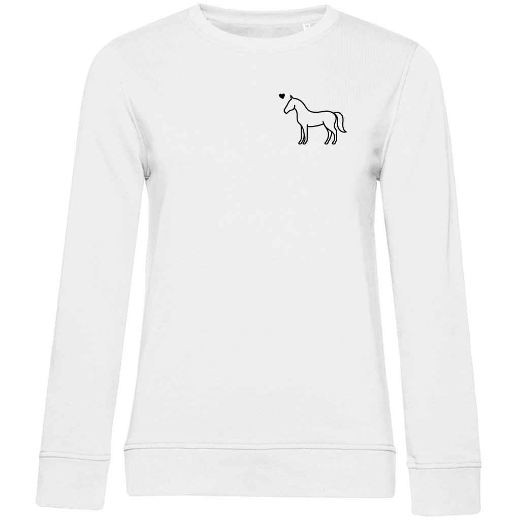 Eleganz mit Herz - Bio-Sweatshirt für Damen
