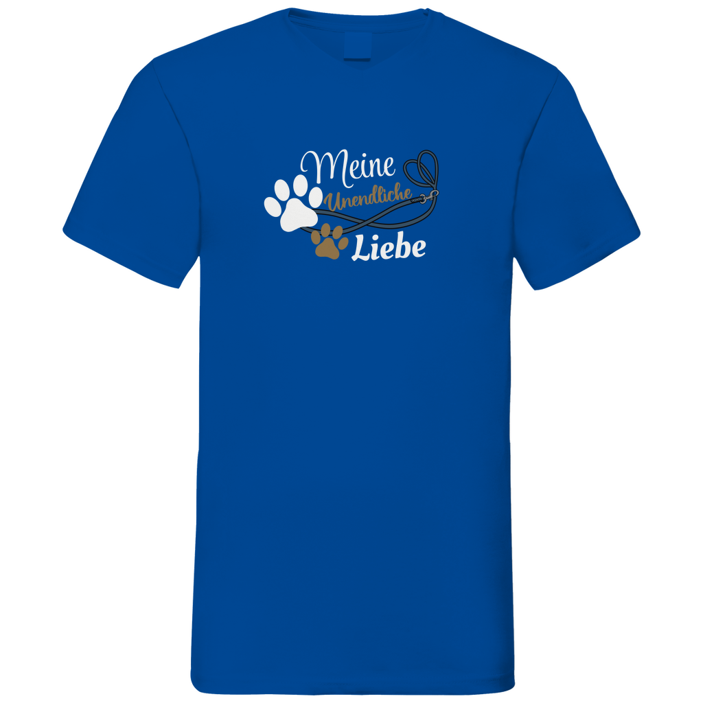 Unendlich - V-Shirt für Herren