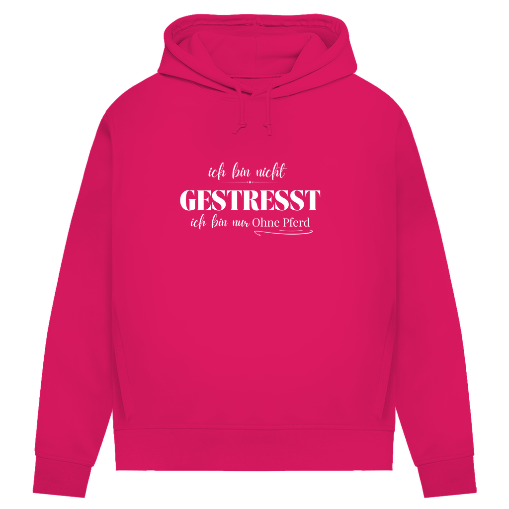 Ohne Pferd - Bio-Hoodie für Damen