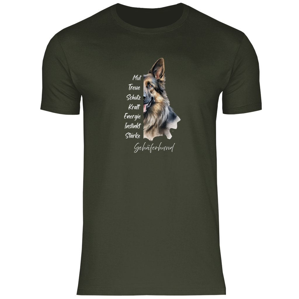 Schäferhund - T-Shirt für Herren