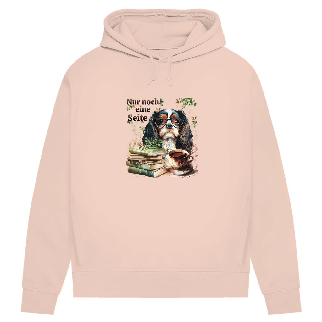 Bücherwurm - Bio-Hoodie für Damen
