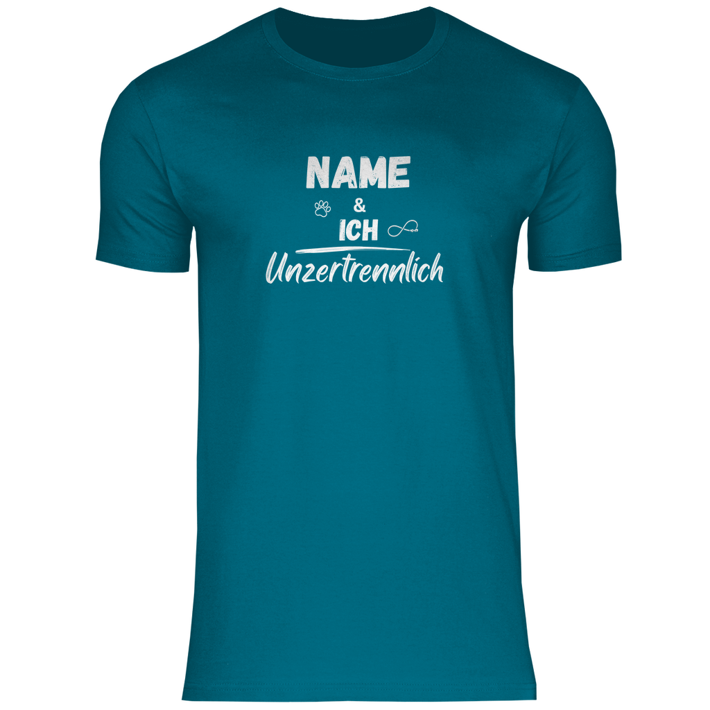 Unzertrennlich - T-Shirt für Herren- Dein Wunschtext