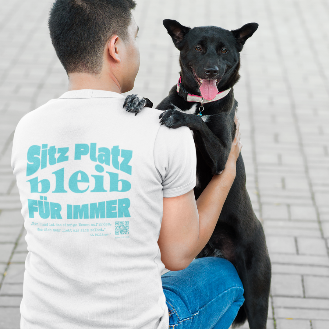 Dog Lover - V-Shirt für Herren