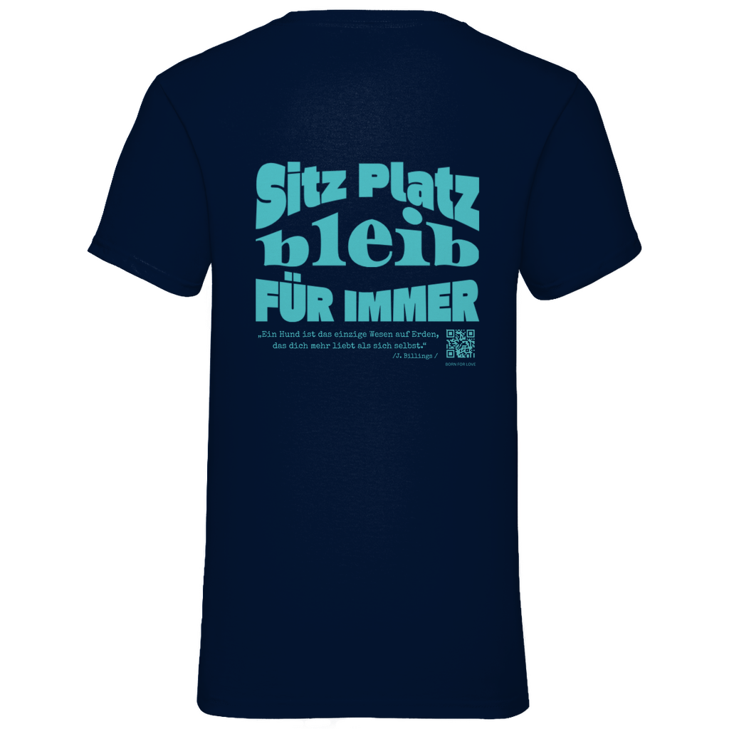 Dog Lover - V-Shirt für Herren