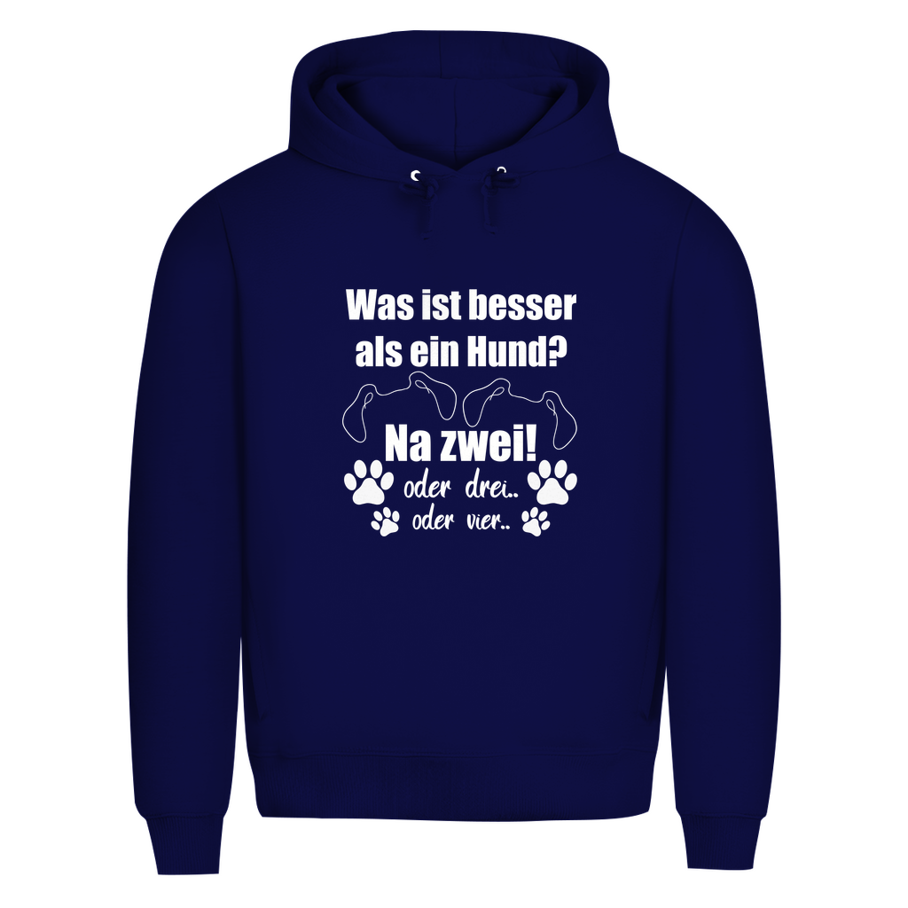 Je Mehr Desto Besser - Bio-Hoodie für Herren