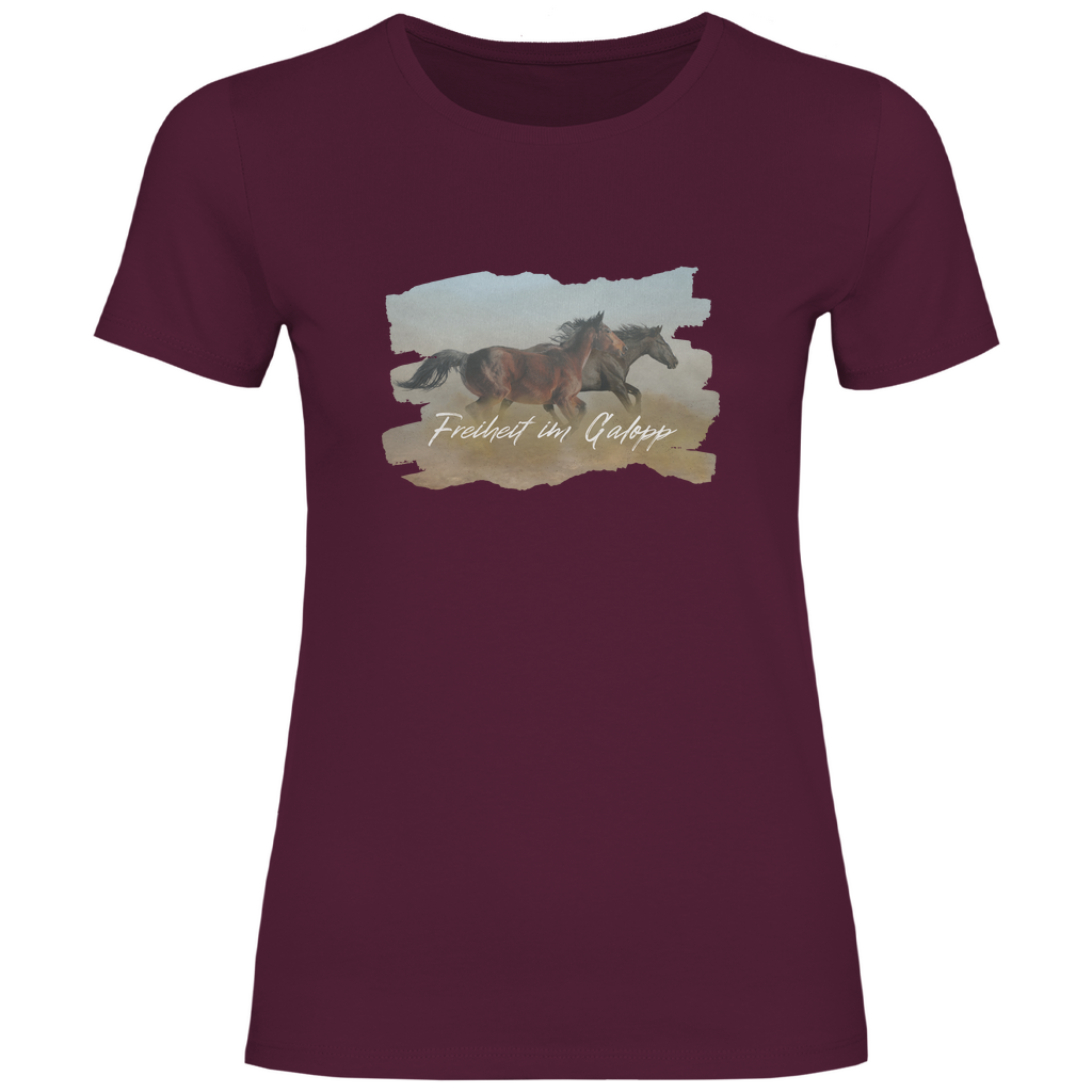 Freiheit im Galopp - T-Shirt für Damen