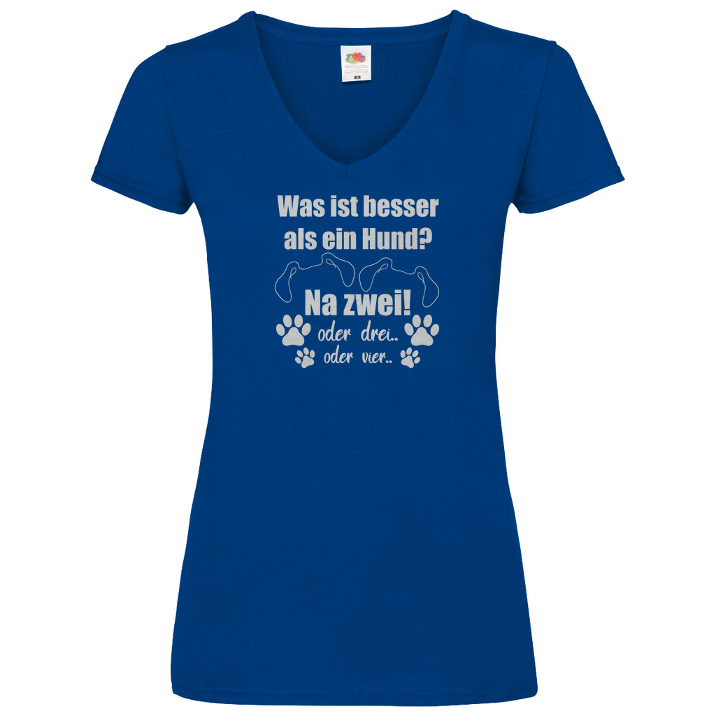 Je Mehr Desto Besser - V-Shirt für Damen