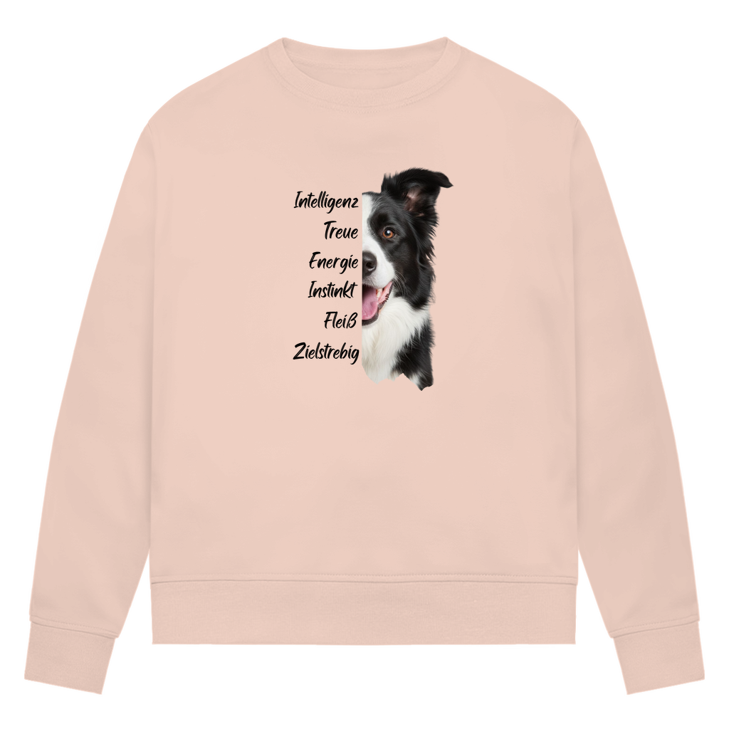 Border Collie - Bio-Sweatshirt für Damen