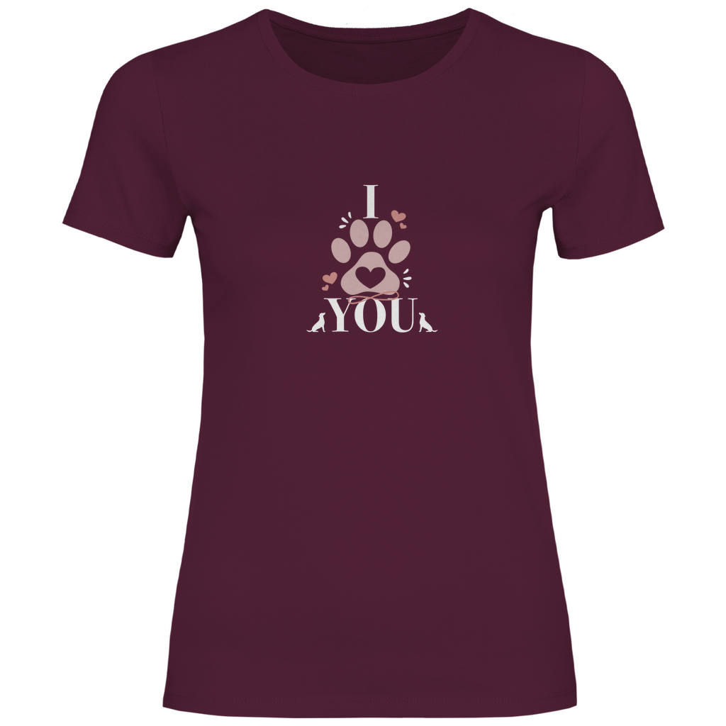 I love You - T-Shirt für Damen