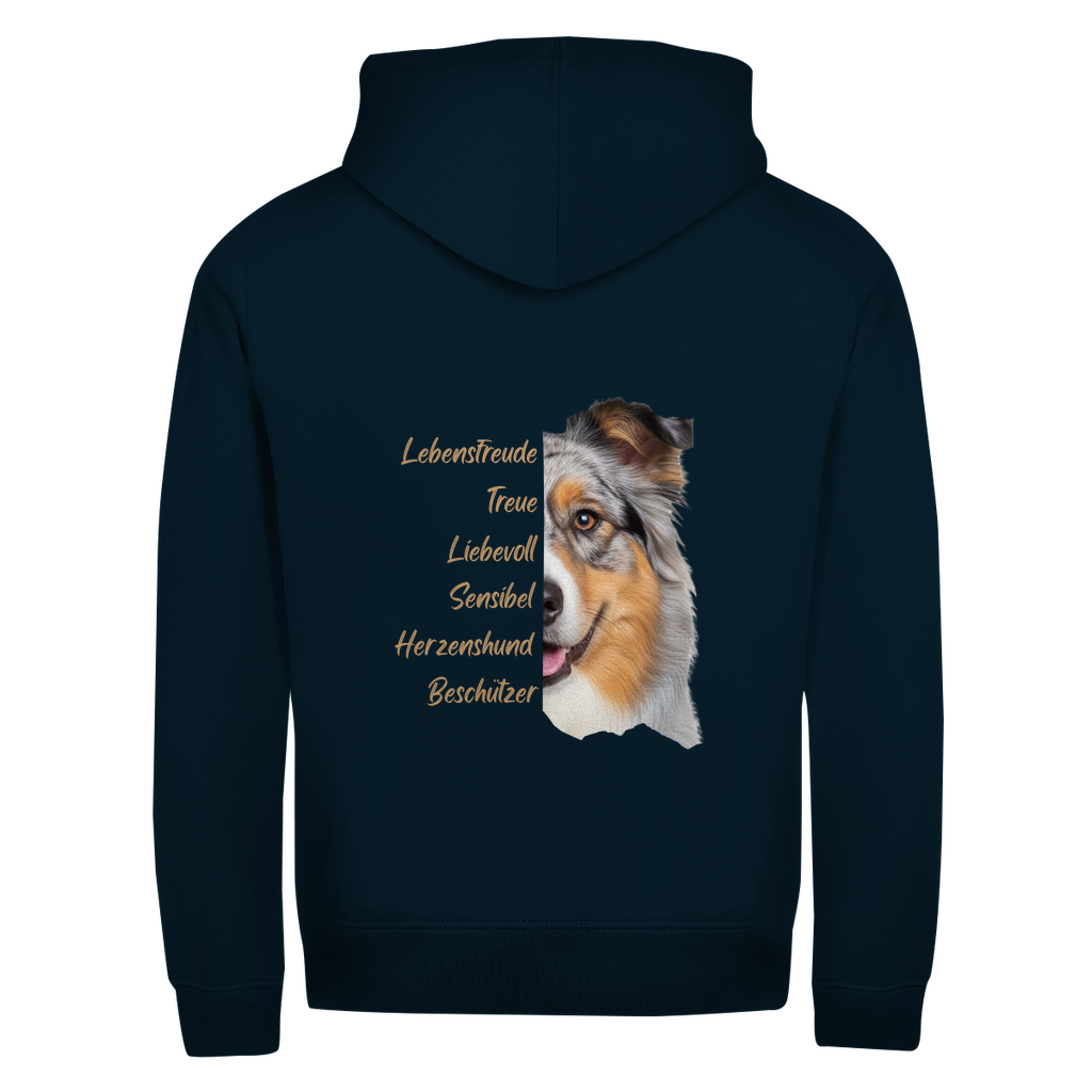 Australian Shepherd- Zipper-Hoodie Unisex