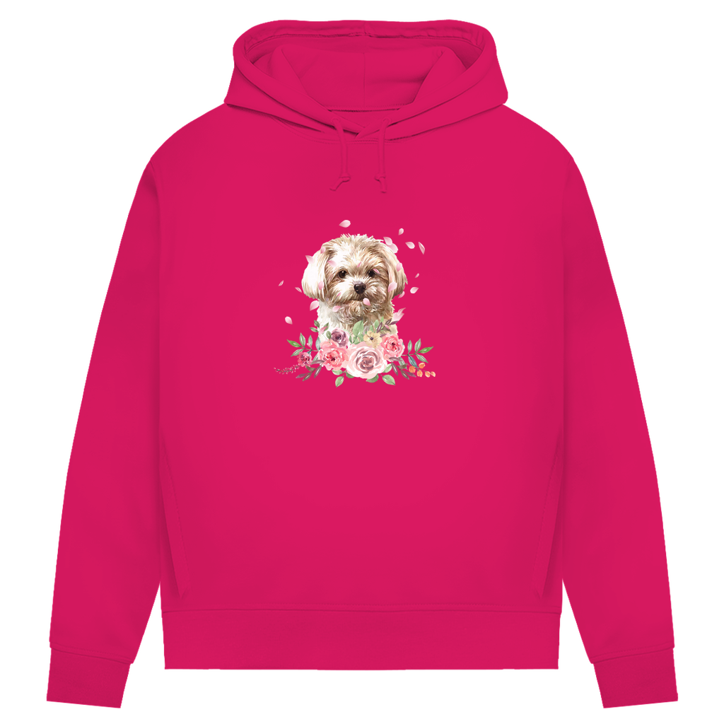 Flower Malteser - Bio-Hoodie für Damen
