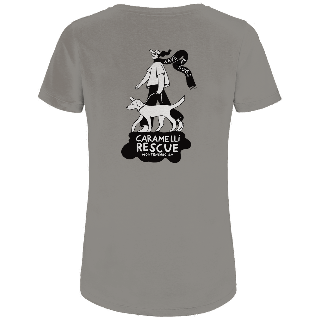 Caramelli Rescue - Premium Bio T-Shirt für Damen