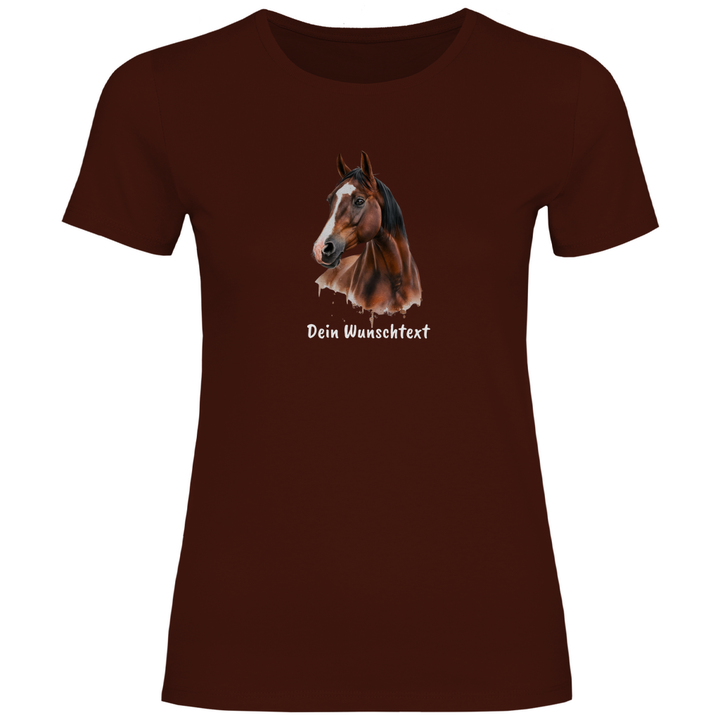 Lieblingspferd - T-Shirt für Damen- Dein Wunschtext