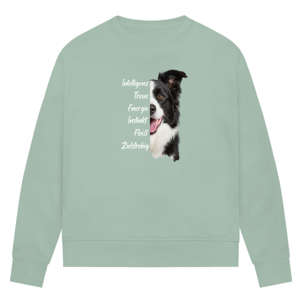 Border Collie - Bio-Sweatshirt für Damen