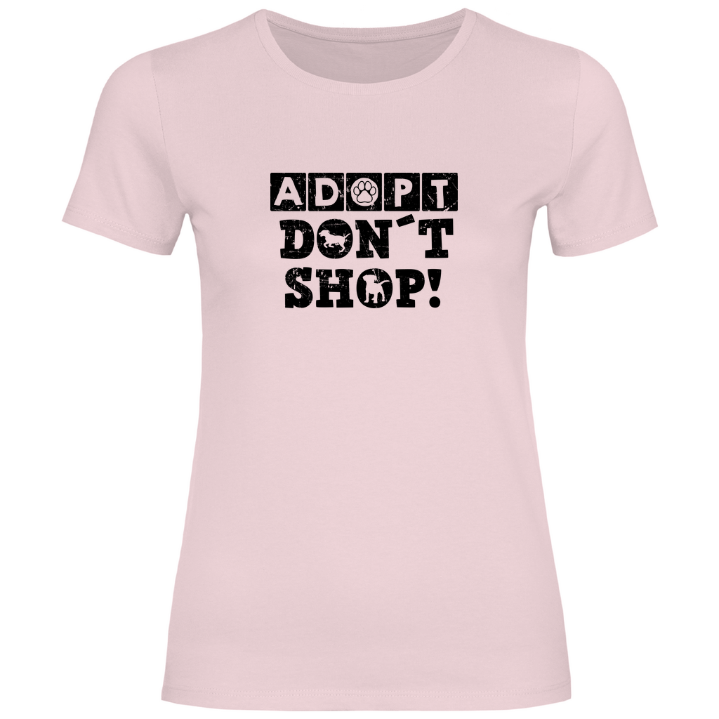 Adopt Don't Shop - T-Shirt für Damen