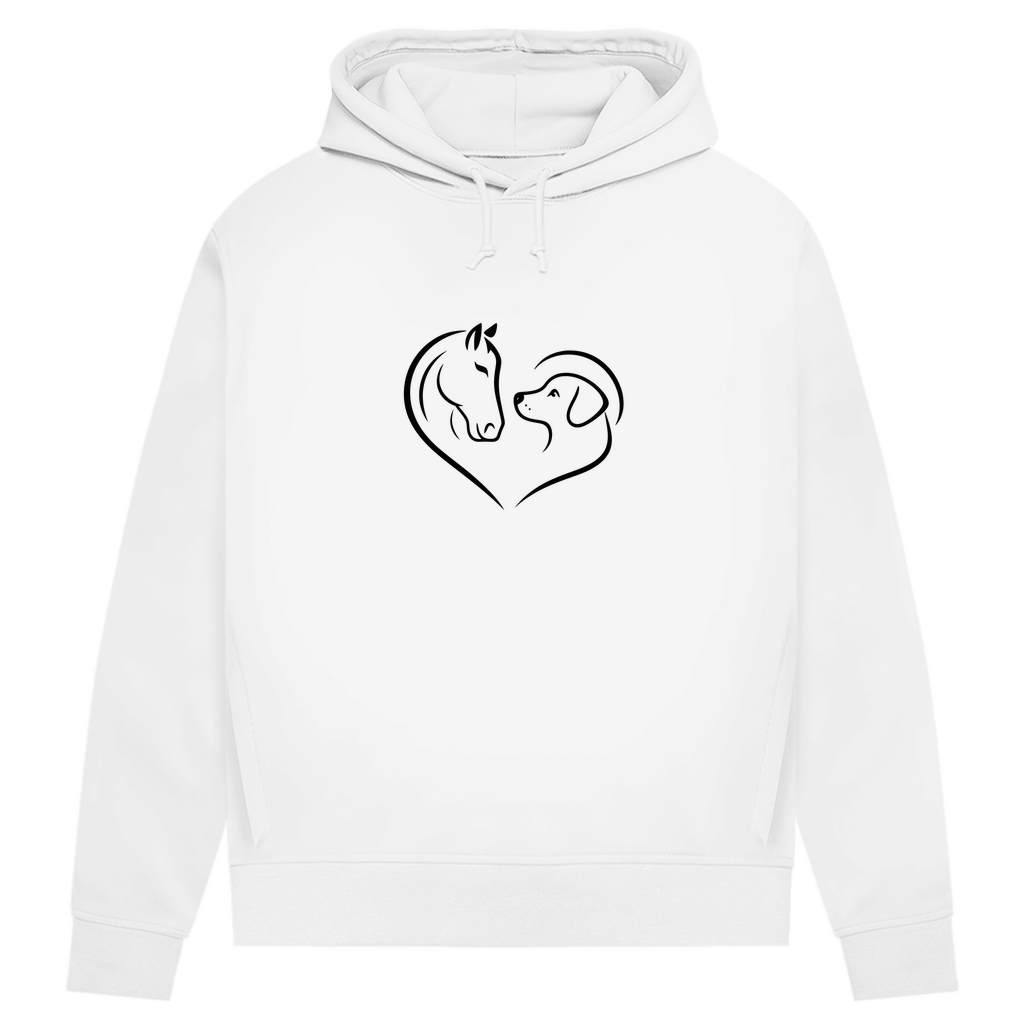 Herzensfreunde - Bio-Hoodie für Damen