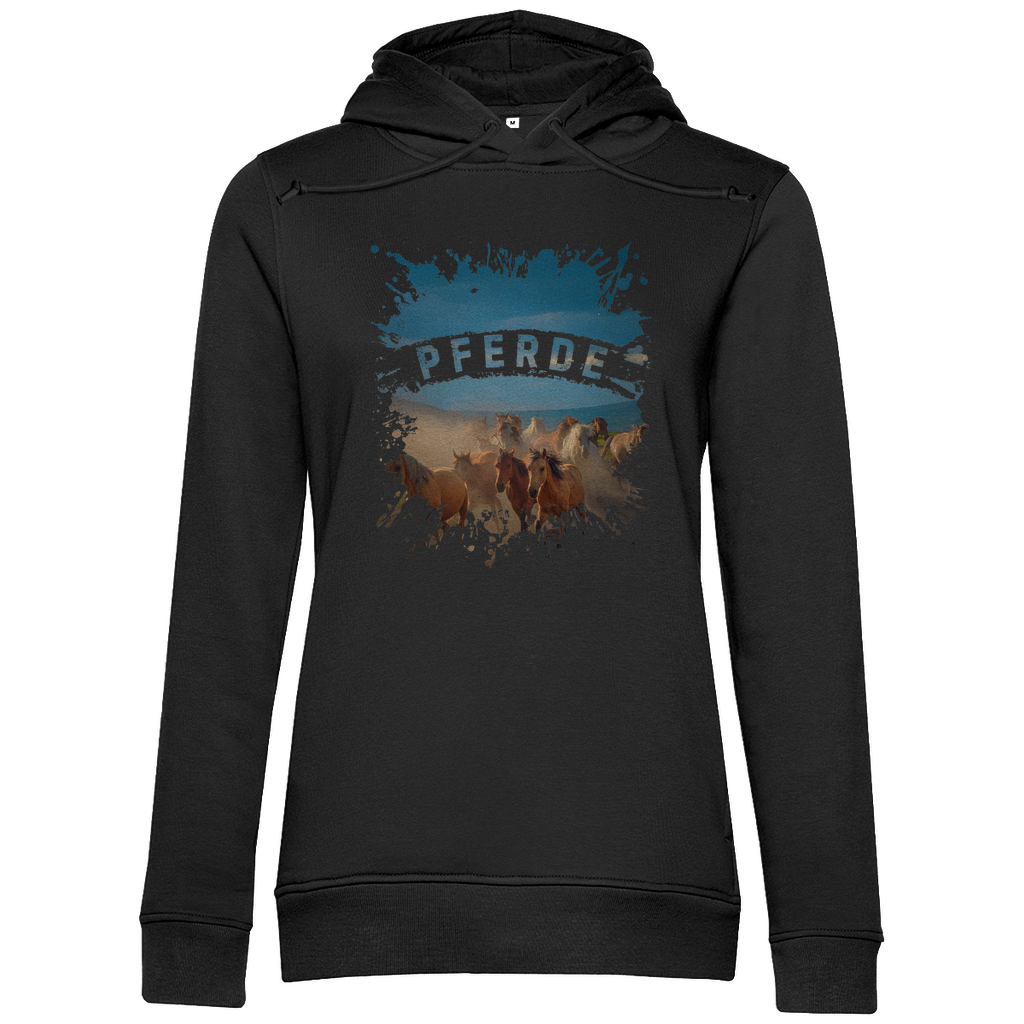 Pferdeliebe - Bio-Hoodie für Damen