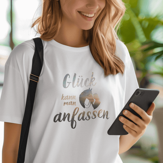 Glück - T-Shirt für Damen