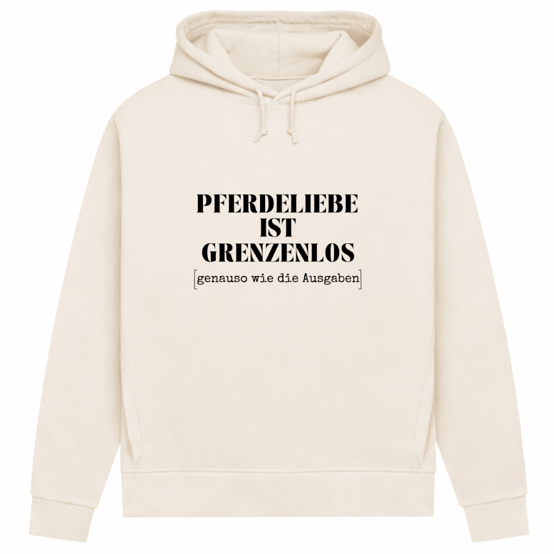 Ohne Pferd– Hoodie aus Bio-Baumwolle für Damen