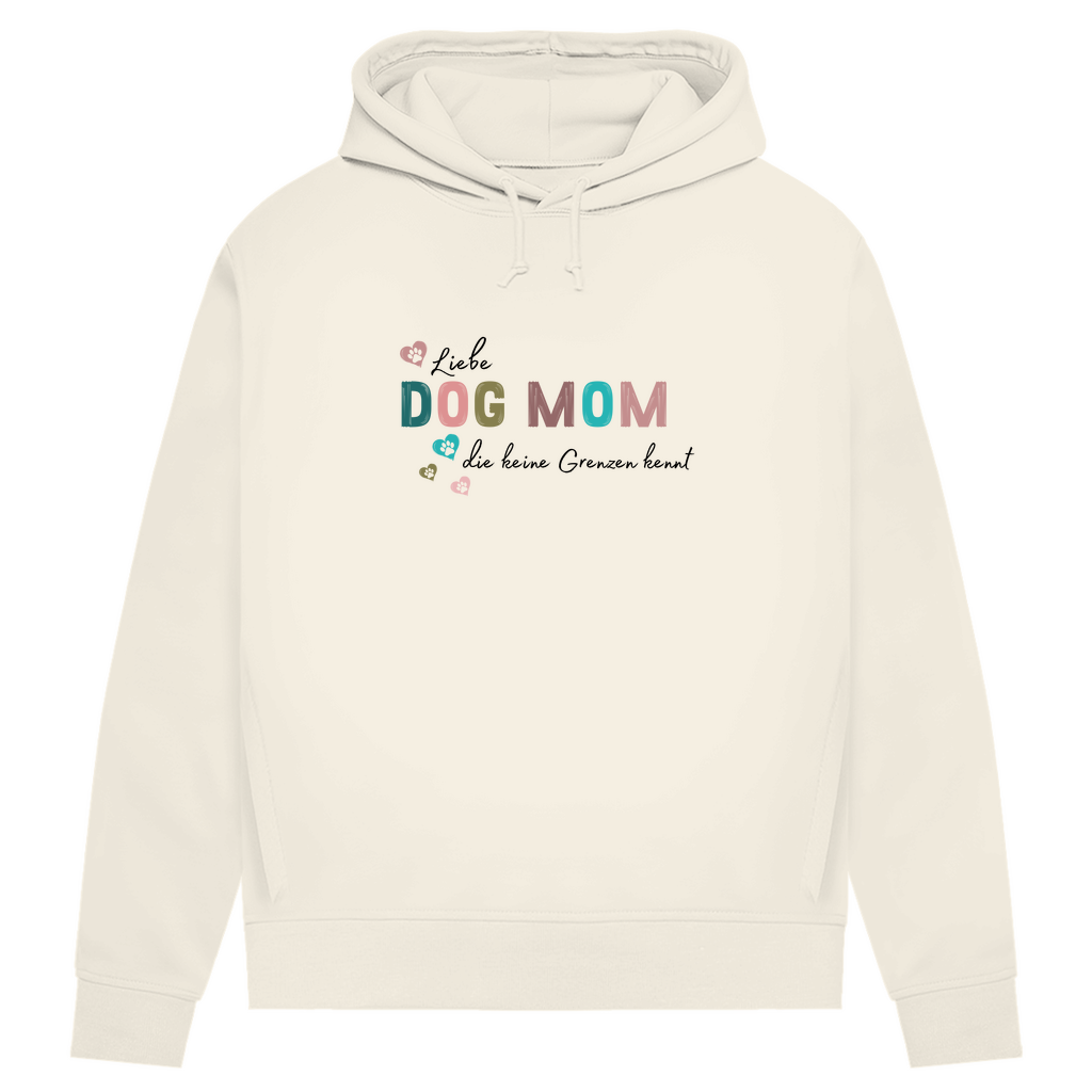 Liebe ohne Grenzen - Bio Hoodie Dog Mom