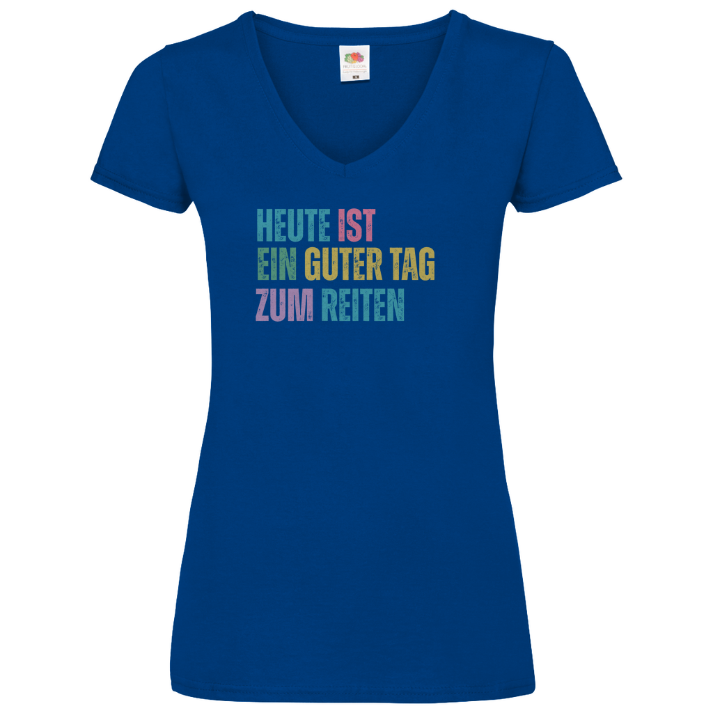 Reitsport- V-Shirt für Damen