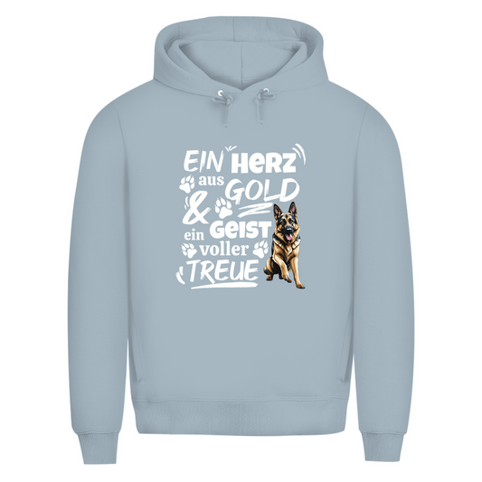 Herz aus Gold - Bio-Hoodie für Herren