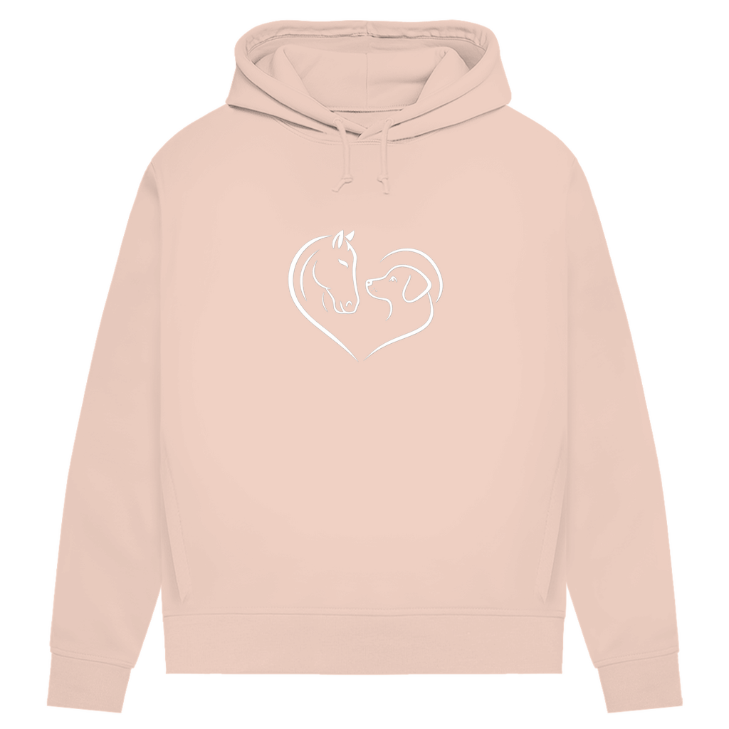 Herzensfreunde - Bio-Hoodie für Damen
