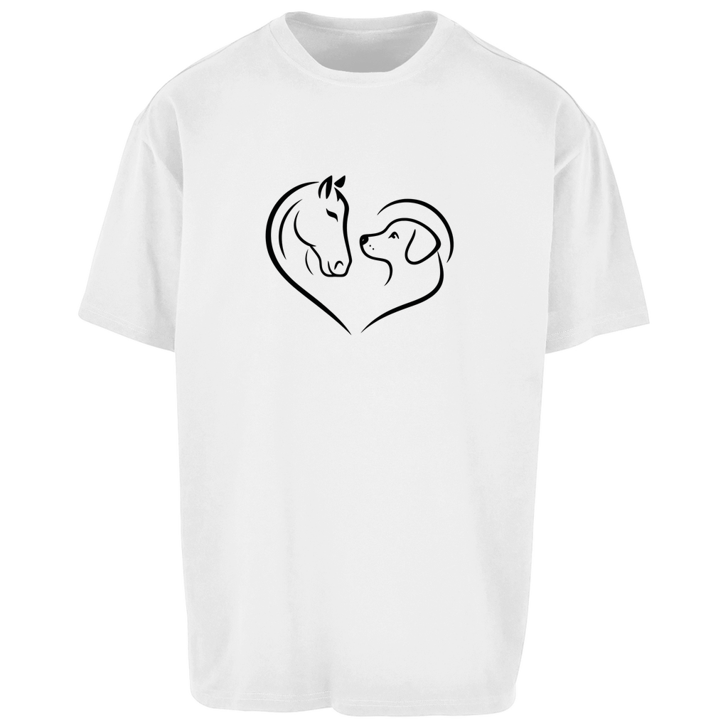 Herzensfreunde - Oversize T-Shirt-Unisex