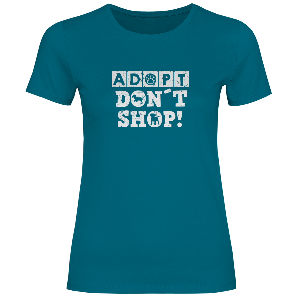 Adopt Don't Shop - T-Shirt für Damen