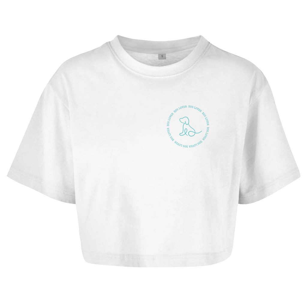 Dog Lover - Oversize Crop Top für Damen