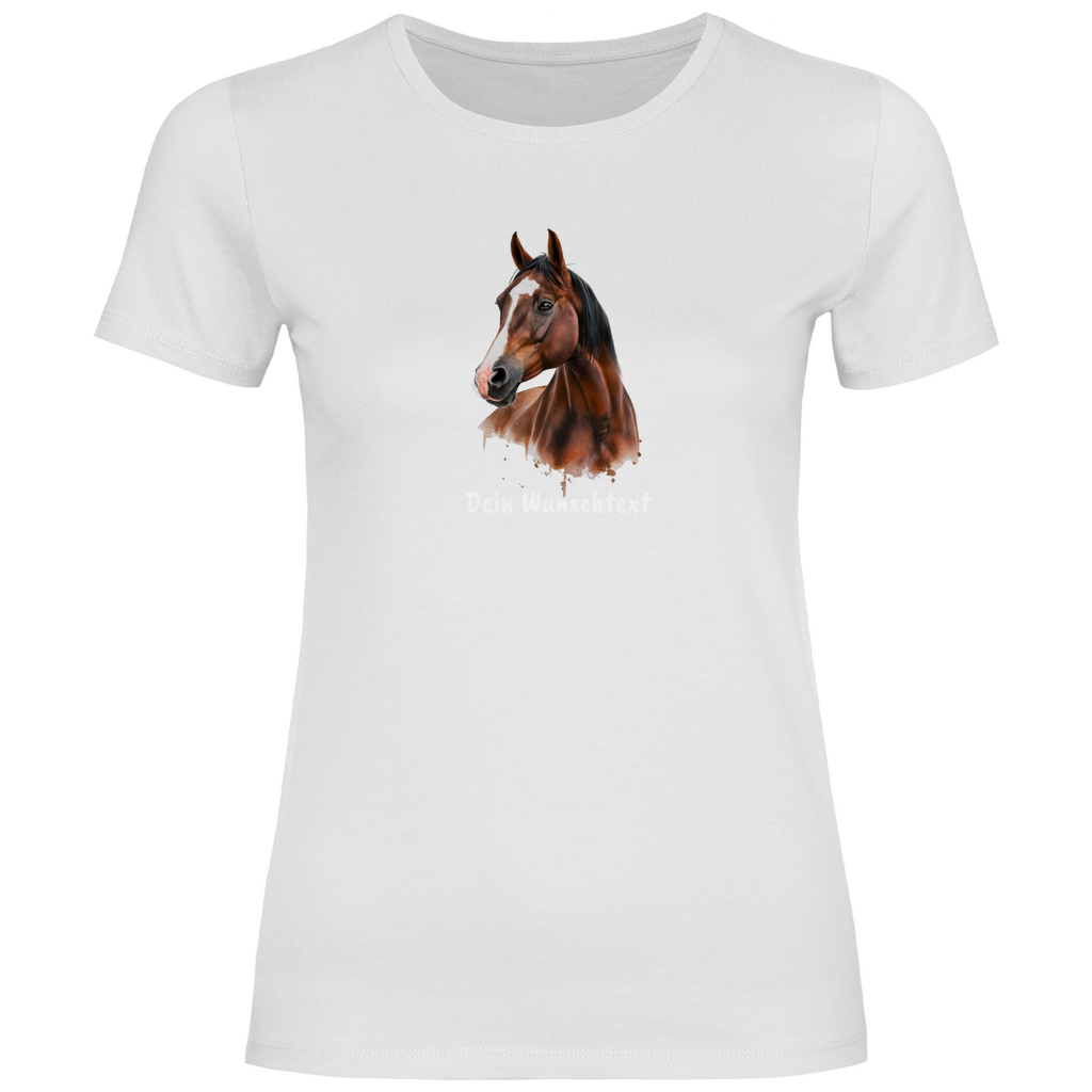 Lieblingspferd - T-Shirt für Damen- Dein Wunschtext