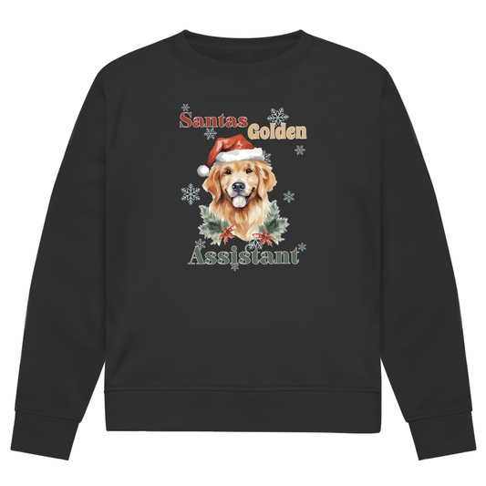 Santas Golden Assistant - Bio-Sweatshirt für Herren