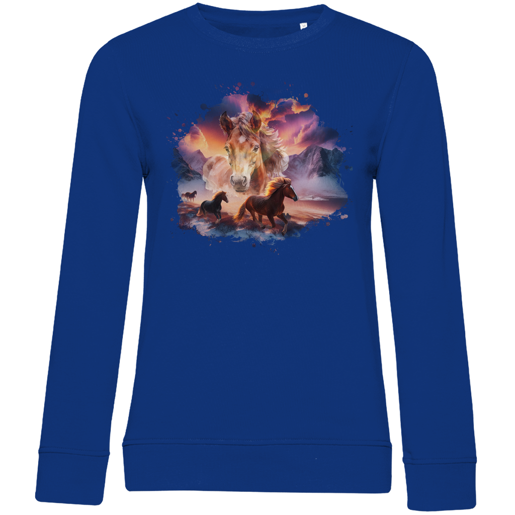 Magie der Pferde - Bio-Sweatshirt für Damen