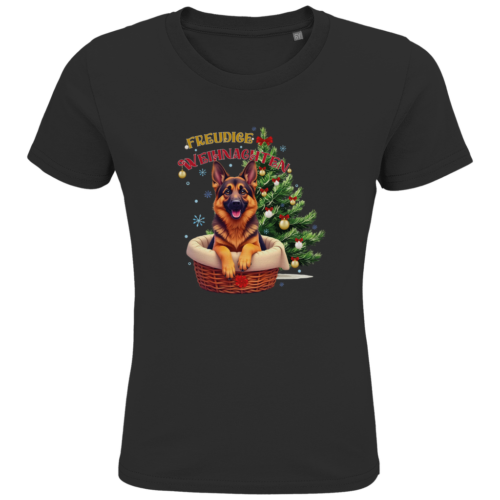 Freudige Weihnachten - Bio T-Shirt für Kinder