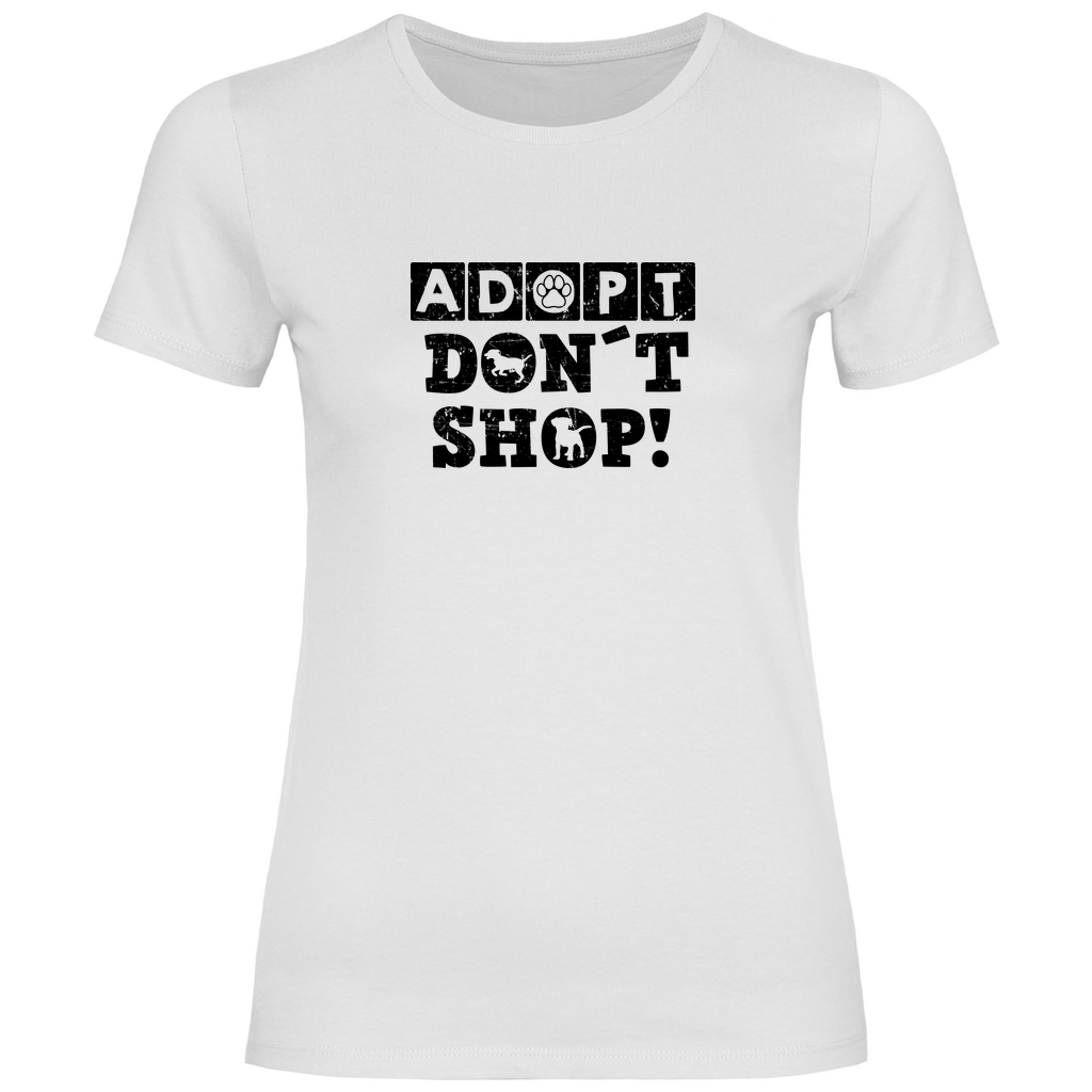Adopt Don't Shop - T-Shirt für Damen