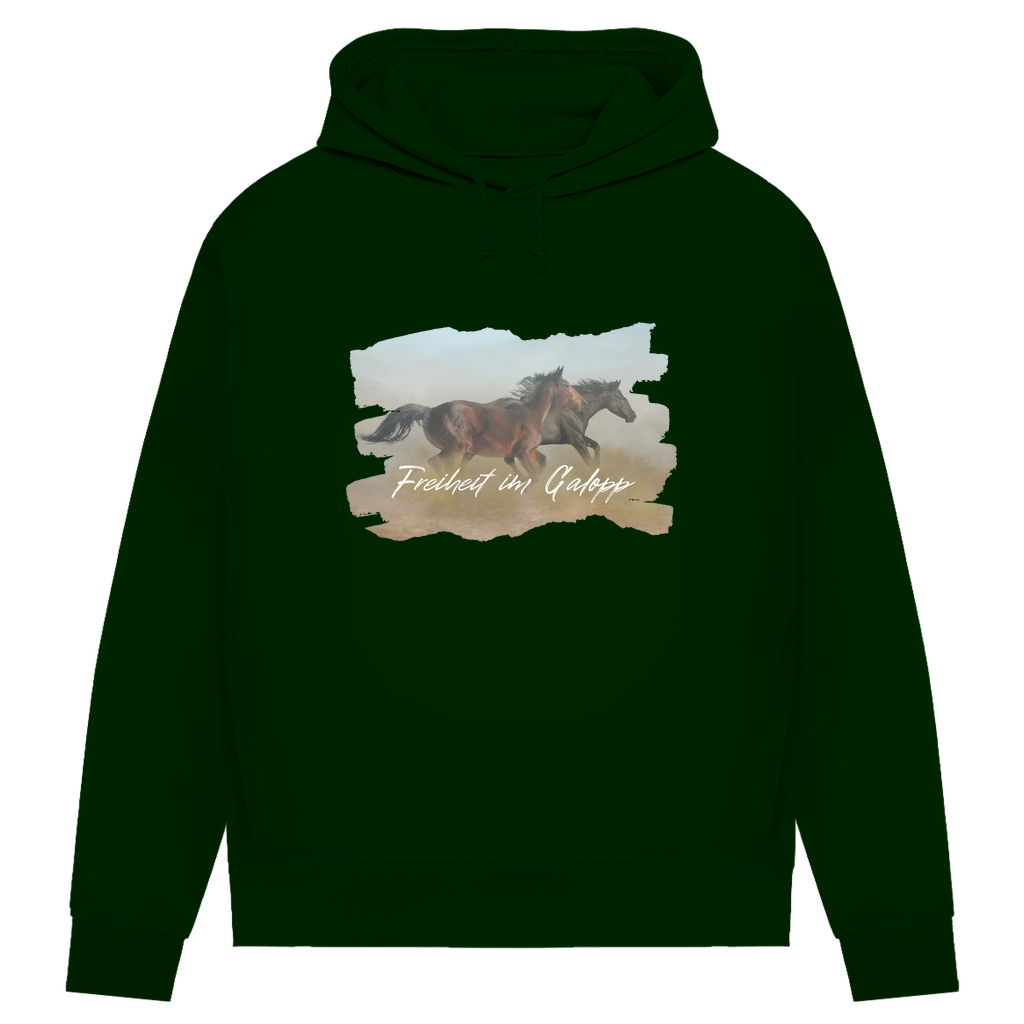 Freiheit im Galopp - Bio-Hoodie für Damen